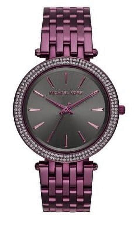 michael kors plum watch in store|Michael Kors Women's Darci Plum Stainless Steel .